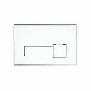 Placca Bampi Ti bianca con doppio tasto Bampi