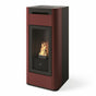 Stufa a pellet Edilkamin Tera H 30 Evo 30 kW Idro WiFi bordeaux