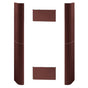 Stufa a pellet Edilkamin Tera H 25 Evo 25 kW WiFi Idro Bordeaux
