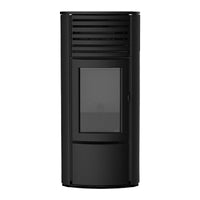 Stufa a pellet MCZ Clio Hydro 23 S1 23 kW bordeaux ad acqua