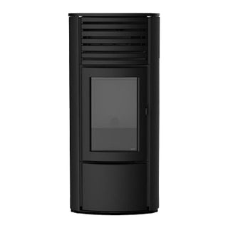 Stufa a pellet MCZ Clio Hydro 23 S1 23 kW bordeaux ad acqua