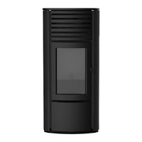 Stufa a pellet MCZ Clio Hydro 23 S1 23 kW bordeaux ad acqua MCZ