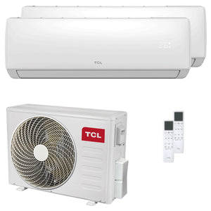Condizionatore TCL Elite F2 dual split 9000+9000 BTU inverter A++ wifi unità esterna 4.1 kW