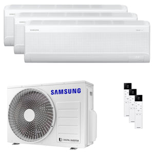 Condizionatore Samsung Windfree Elite S2 trial split 7000+7000+7000 BTU inverter A++ wifi unità
