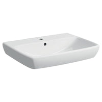 Lavabo 65 Geberit Selnova Square 65 cm sospeso bianco