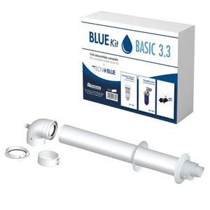 Kit installazione caldaia con scarico fumi coassiale universale, defangatore, dosatore di polifosfat