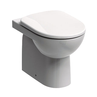 Vaso Geberit Selnova a terra filo muro bianco lucido