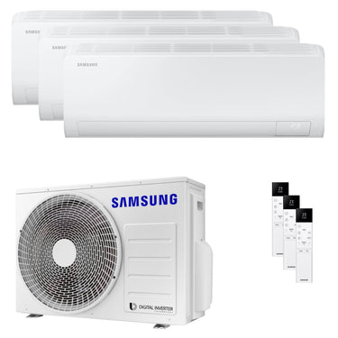Condizionatore Samsung Cebu S2 trial split 7000+7000+12000 BTU inverter A++ wifi unità esterna 5.2 kW