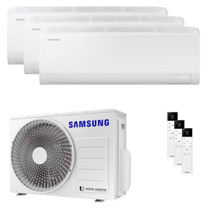 Condizionatore Samsung Cebu S2 trial split 9000+9000+12000 BTU inverter A++ wifi unità esterna