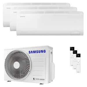 Condizionatore Samsung Cebu S2 trial split 9000+9000+12000 BTU inverter A++ wifi unità esterna 5.2 kW Samsung