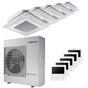 Condizionatore Samsung Cassetta Windfree 4 vie penta split 9000+9000+9000+9000+9000 BTU inverter A++ unità esterna 10,0 kW Samsung