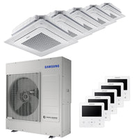 Condizionatore Samsung Cassetta Windfree 4 vie penta split 7000+7000+12000+12000+12000 BTU inverter A++ unità esterna 10,0 kW