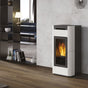 Stufa a pellet Edilkamin Tera H 25 Evo 25 kW WiFi Idro Bianco Panna