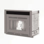 Kit caricamento pellet a cassetto frontale per inserto EK63 Pellek80 e Pellek110+ EVO2 - cornice rettangolare EK63