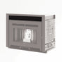 Kit caricamento pellet a cassetto frontale per inserto EK63 Pellek80 e Pellek110+ EVO2 - cornice rettangolare