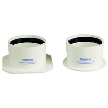 Kit tronchetti flangiati diam. 80 per caldaia condensazione serie verde econ Immergas