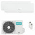 Condizionatore Hisense IQ PLUS dual split 9000+9000 BTU inverter A++ wifi unità esterna 4.1 kW Hisense
