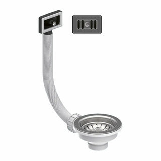 Piletta Valsir 3"1/2 con cestello e troppopieno rettangolare Valsir